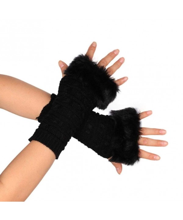 Amiley Winter Knitted Fingerless Gloves Amiley Winter Knitted Fingerless Gloves