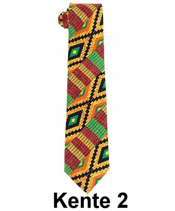 Microfiber Kente African Necktie Hankie