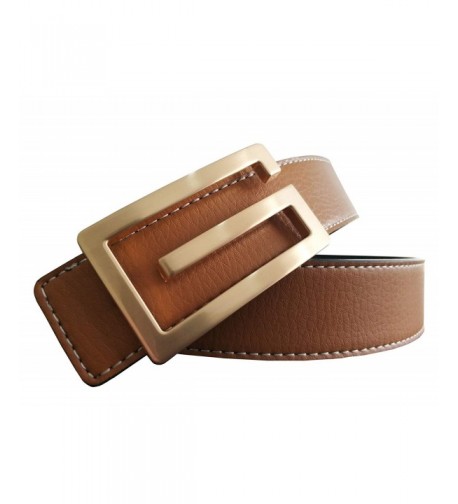 Cliont Letter Alloy Buckle Leather