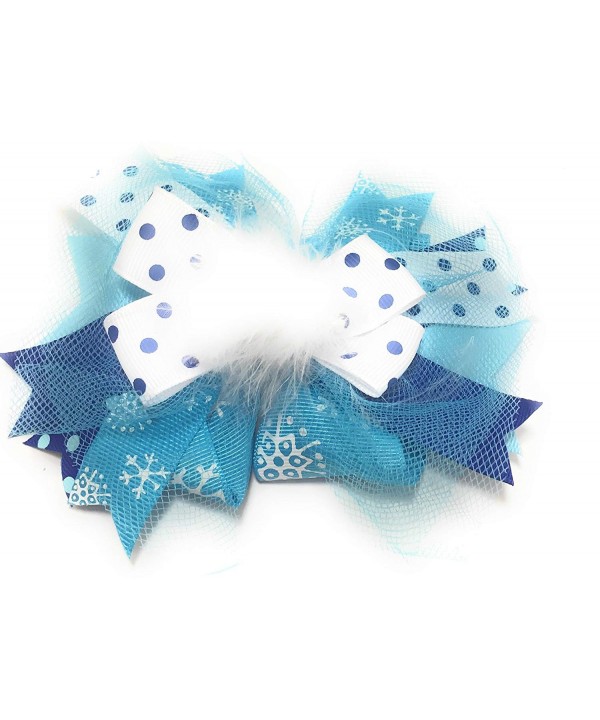 Chicky Bling Marabou turquoise snowflake Chicky Bling Marabou turquoise snowflake
