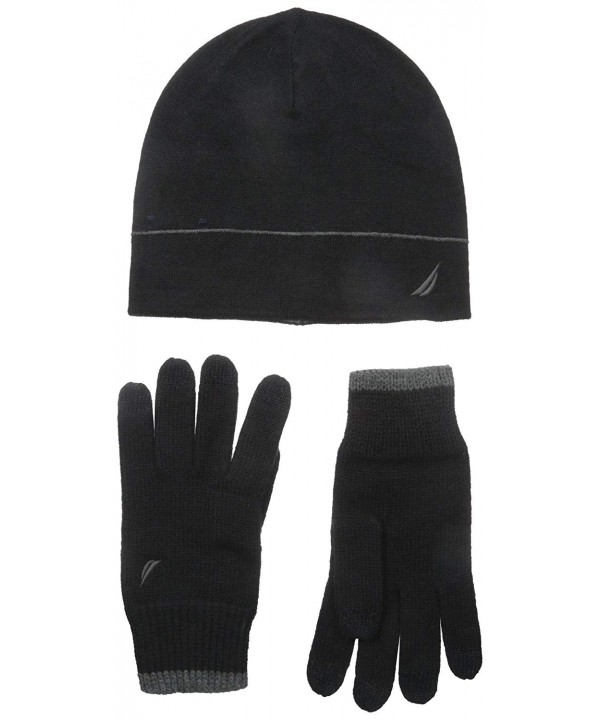 Nautica Reversible Beanie Glove Black