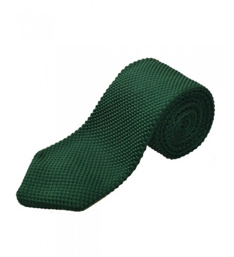 Alizeal Casual Knitted Neckties Green