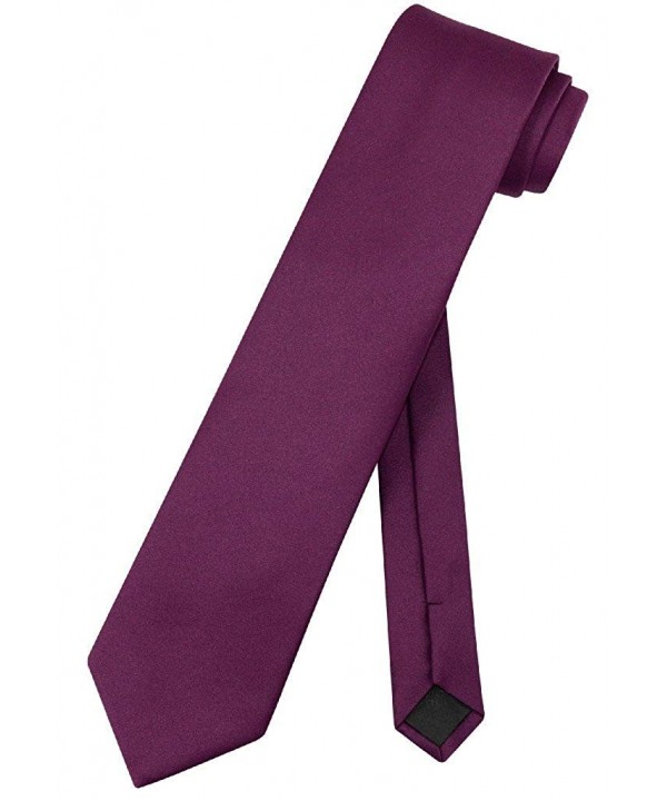 Vesuvio Napoli NeckTie EGGPLANT PURPLE Vesuvio Napoli NeckTie EGGPLANT PURPLE