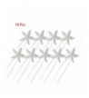 Rhinestone Starfish Hairpin U shaped Accessory