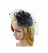 Womens Feather Fascinator Headband Pillbox