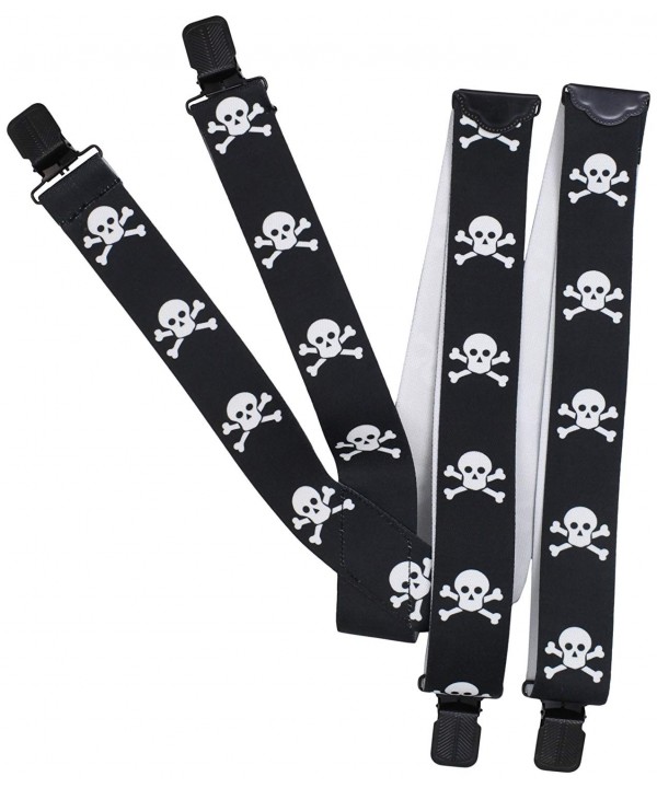 Reward Mens Crossbones Suspender Black