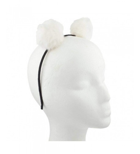 Lux Accessories White Faux Headband