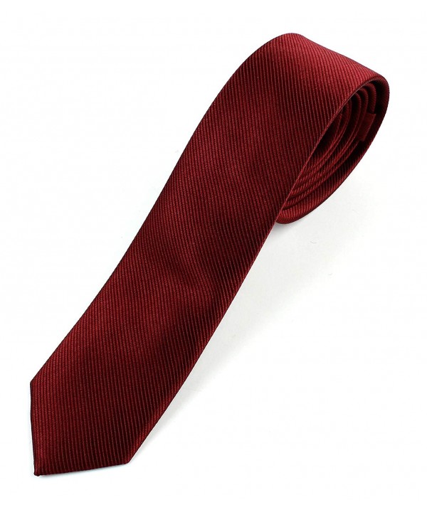 Mens Silk Skinny Necktie Tie