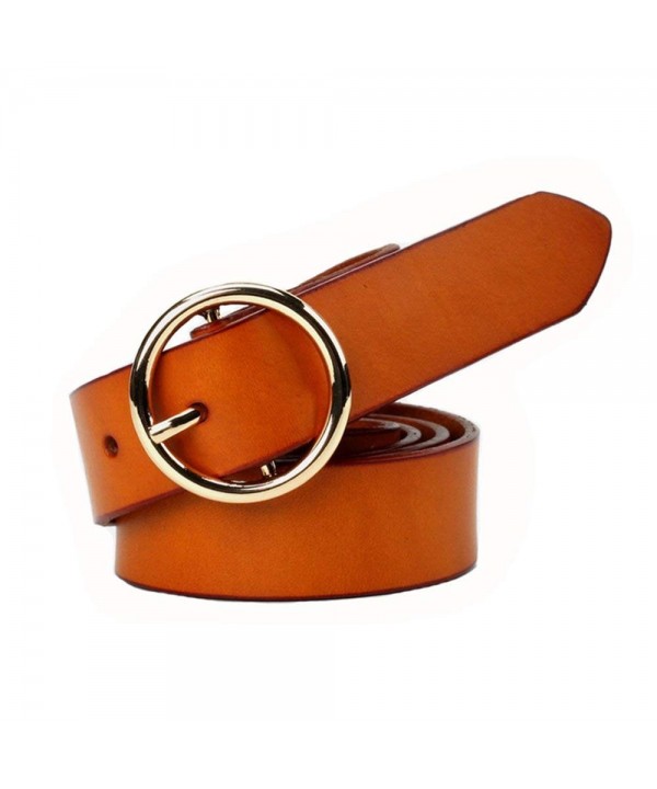 VOCHIC Circle Buckle Leather Casual