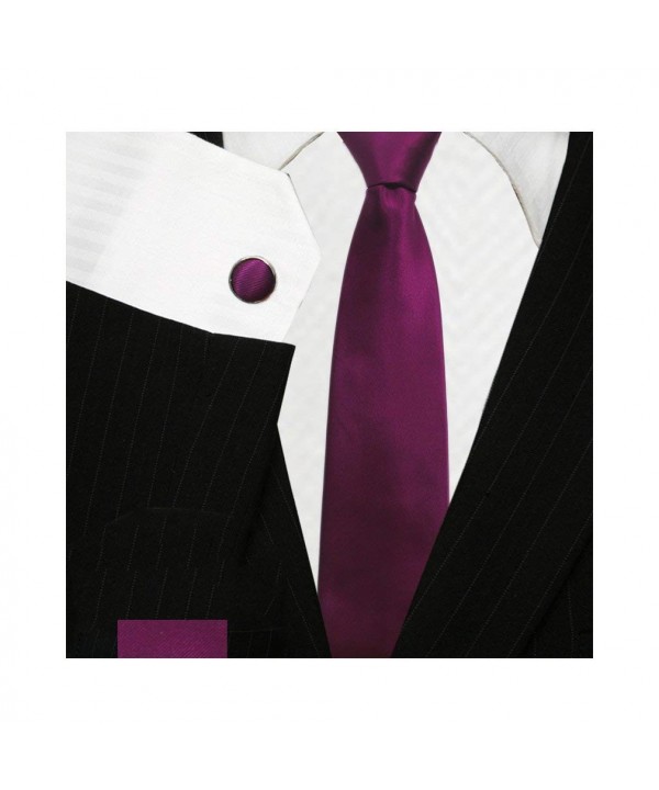 Bestow Dark Magenta Wedding Neckties