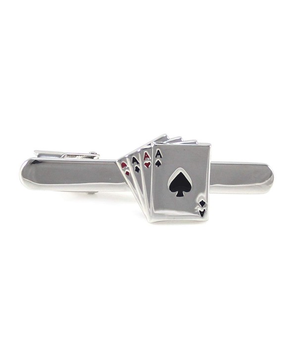 MENDEPOT Silver Tone Poker Bridge