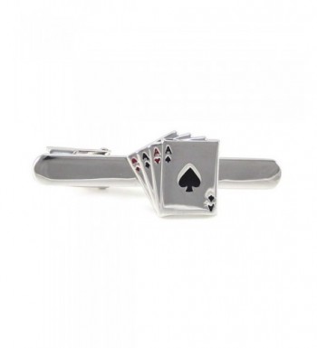 MENDEPOT Silver Tone Poker Bridge