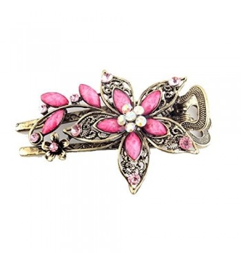 Women Flower Crystal Jewelry Hairpins