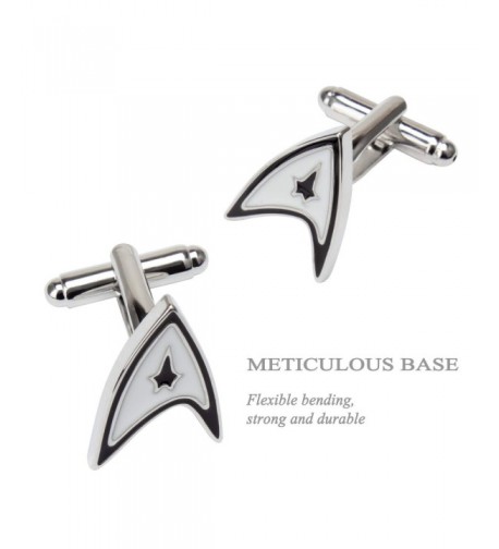 Casoty Jewelry Cufflinks Starfleet Command