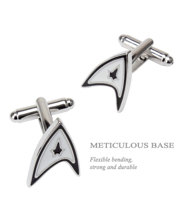 Casoty Jewelry Cufflinks Starfleet Command