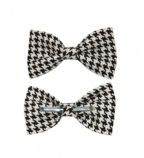 Black Houndstooth Cotton Bowtie amy2004marie
