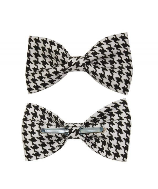 Black Houndstooth Cotton Bowtie amy2004marie