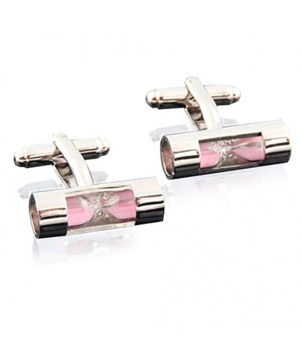 Timer Hourglass Cufflinks Electroplate French