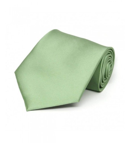 TieMart Green Extra Solid Necktie