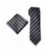 Striped Handkerchief Jacquard Formal Necktie