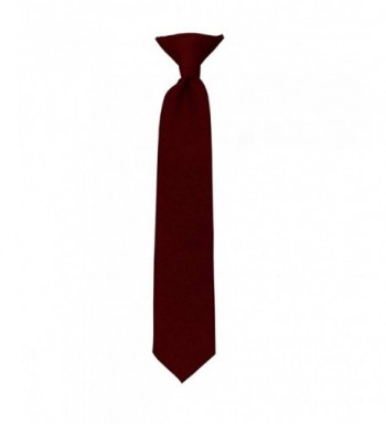 NYFASHION101 Childrens Smooth Satin Maroon