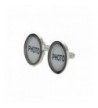 Picture Personalized Functional Initial Cufflinks
