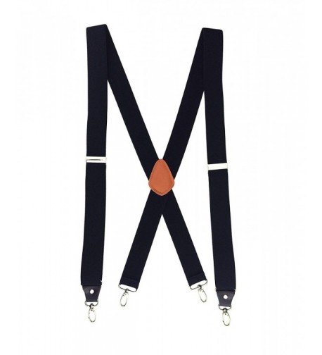 Romanlin Suspenders Heavy Clips Black