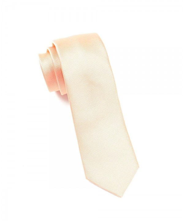 Woven Spring Coral GrosGrain Solid
