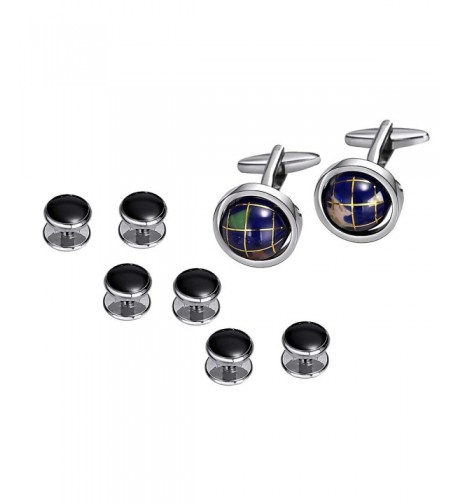 Aienid Stainless Cuff links Tellurion Accessory