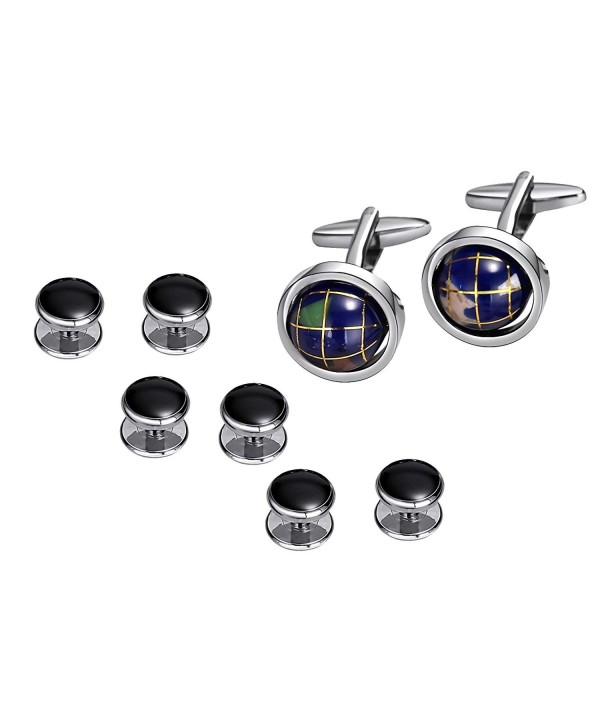 Aienid Stainless Cuff links Tellurion Accessory