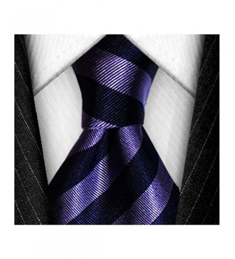 Gorgious Fold Silk Necktie Striped