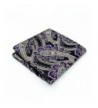 Paisley Pocket Square Purple Wedding