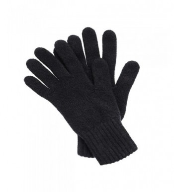 Womens Cashmere Gloves Scotland Black