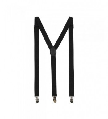 ZHWNSY Suspenders Adjustable Straight Casual Black 