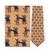 Yellow Political Elephant Necktie Neckwear