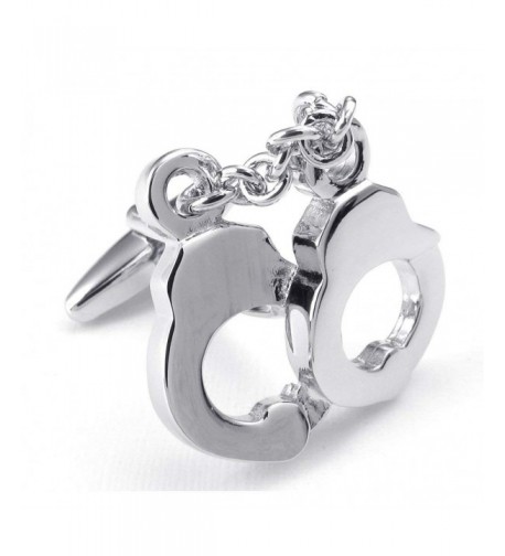 TEMEGO Jewelry Polished Handcuffs Cufflinks