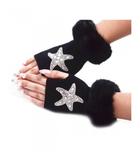 Song Knitted Crystal Fingerless Starfish