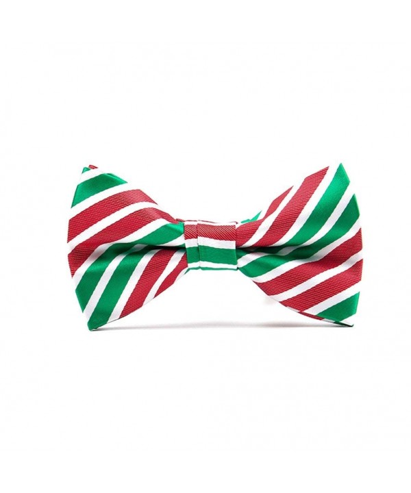 Christmas Bowtie Adjustable Bowties Polyester