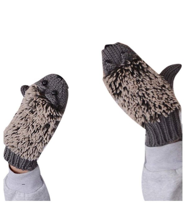 Inkach Knitted Cartoon Hedgehog Outdoor