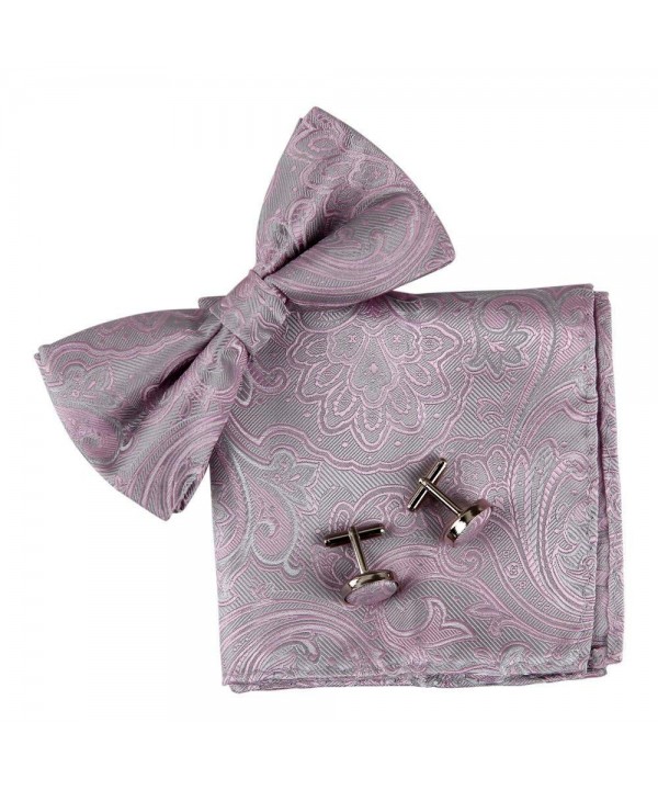 Pre tied Cufflinks Handkerchiefs Pointe BT2086