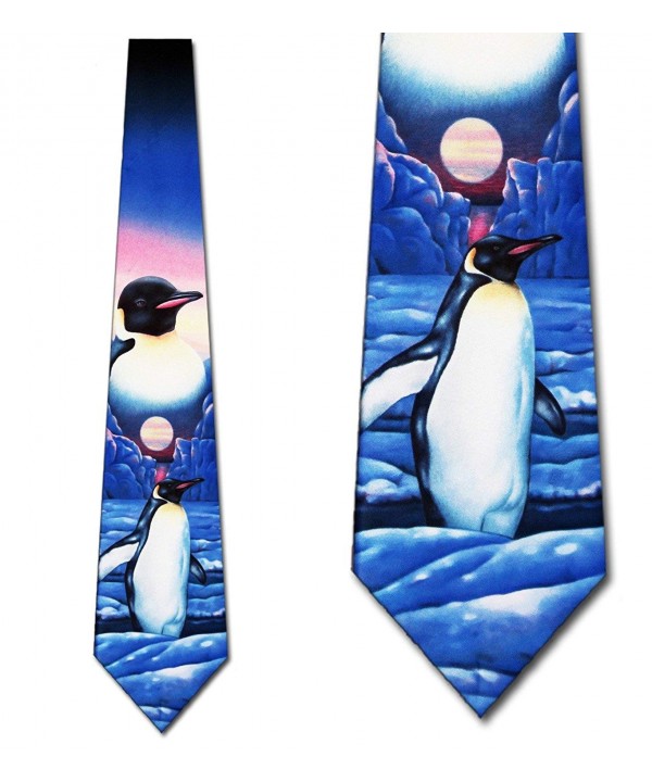 Penguin Ties Necktie Three Rooker