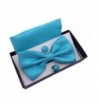 HYACINTH Solid Pre tied Handkerchief Cufflinks
