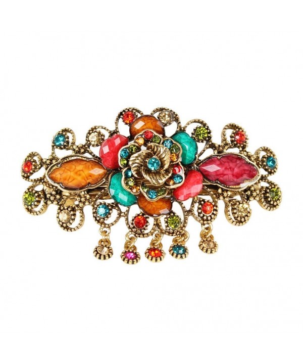 GSM Accessories Rhinestone Barrettes HC139 Multicolor