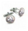 State Outline Faded Cufflinks Links