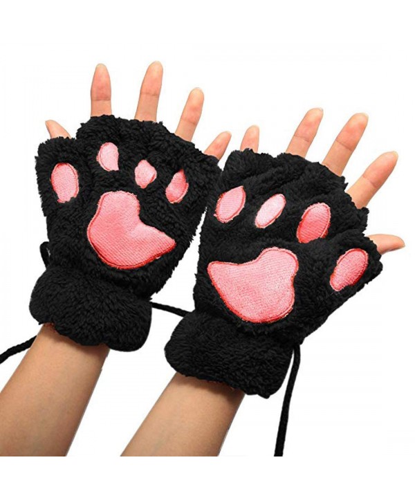 Gloves Fingerless Mittens Women Girls Kids boys