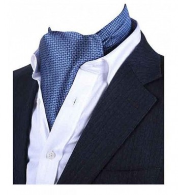 MENDENG Purple Pattern Jacquard Cravat