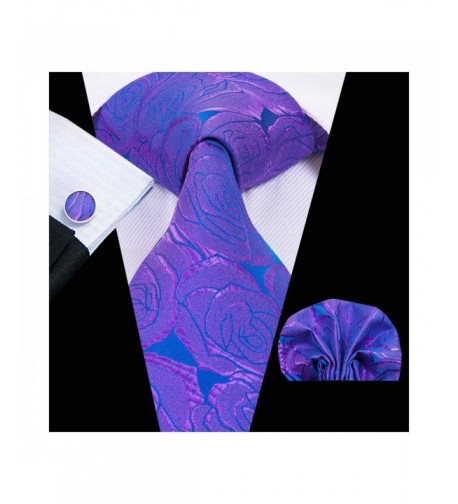 Hi Tie Fluorescent Necktie Handkerchief Cufflinks