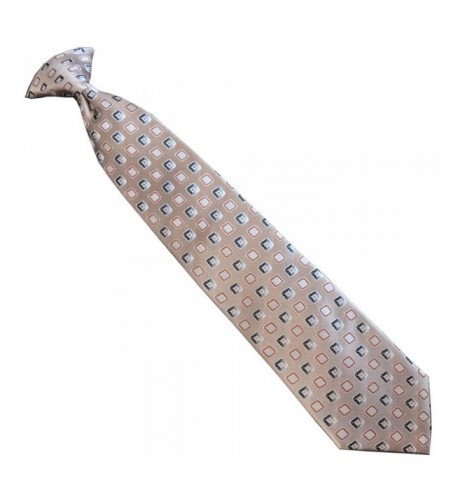 Necktie Emporium Woven Khaki Pattern
