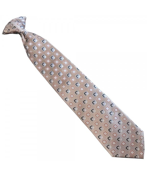 Necktie Emporium Woven Khaki Pattern