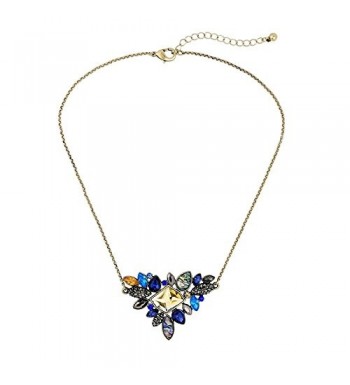 Multilayer Pendant Triangle Statement Necklace